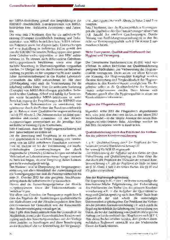Vorschauseite 6: Gesetz zur Änderung des Infektionsschutzgesetzes und weiterer Gesetze im Entwurf