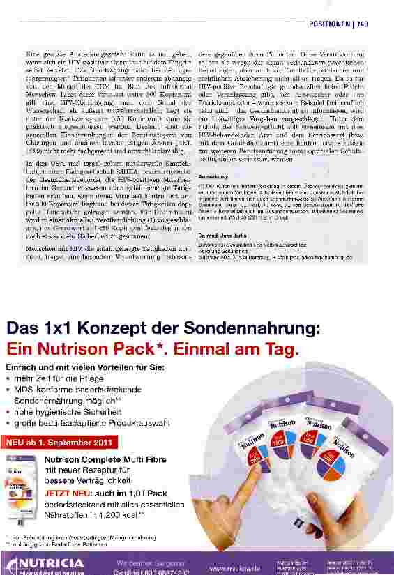 Vorschauseite 2: Sollen HIV-positive Chirurgen operieren dürfen?