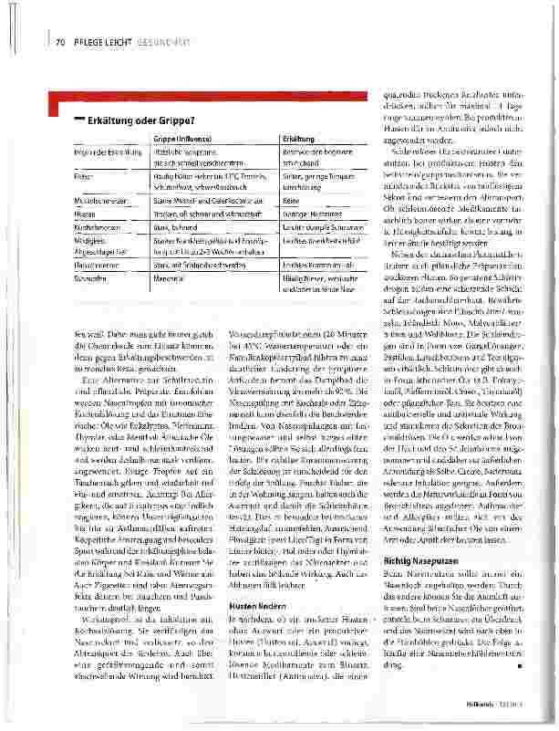 Vorschauseite 3: Erkältung: Tee & Co. lindern Symptome