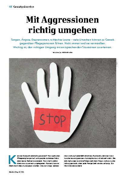 Vorschauseite 1: Mit Aggressionen richtig umgehen