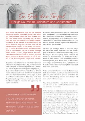 Vorschauseite 1: Ein Ende ohne Tempel Heilige Räume im Judentum und Christentum