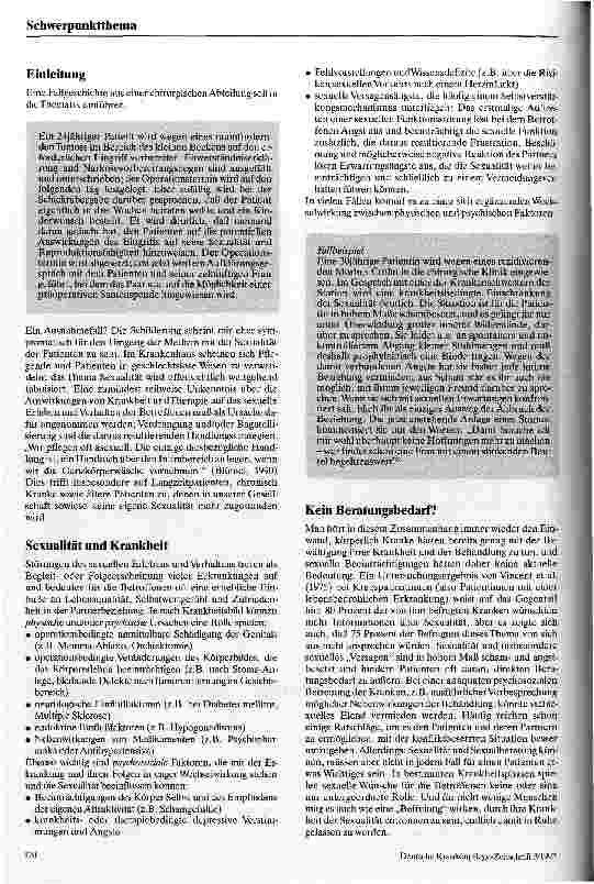 Vorschauseite 2: Patienten im Krankenhaus - Menschen ohne Geschlecht?