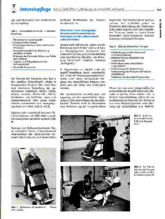 Vorschauseite 3: Bewegungstherapie und Frühmobilisation polytraumatisierter Patienten mit dem Reharollstuhl Thekla