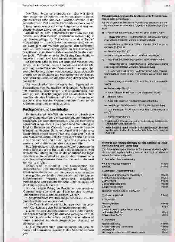 Vorschauseite 2: Qualifikation des zukünftigen Krankenhausmanagement
