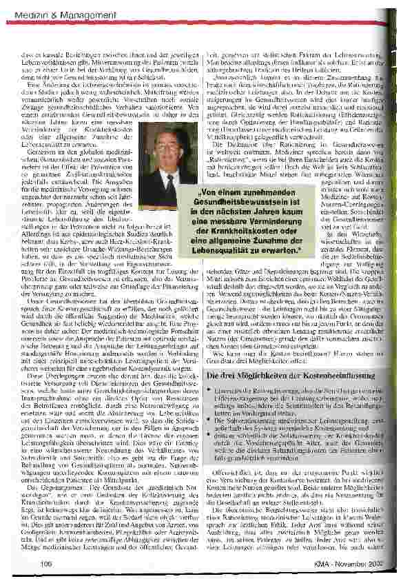 Vorschauseite 2: Überhöhter Gesundheitsanspruch einer Konsumgesellschaft