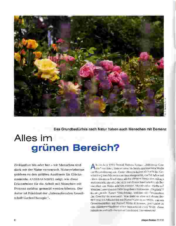 Vorschauseite 1: Alles im grünen Bereich?