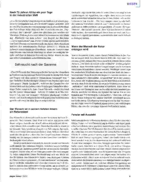 Vorschauseite 2: Alles im grünen Bereich?