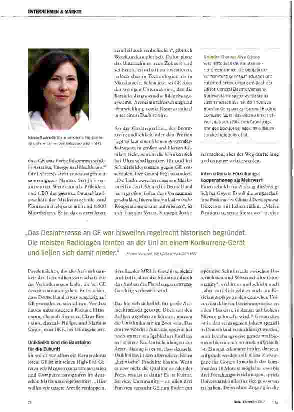 Vorschauseite 3: GE bläst zum Angriff
