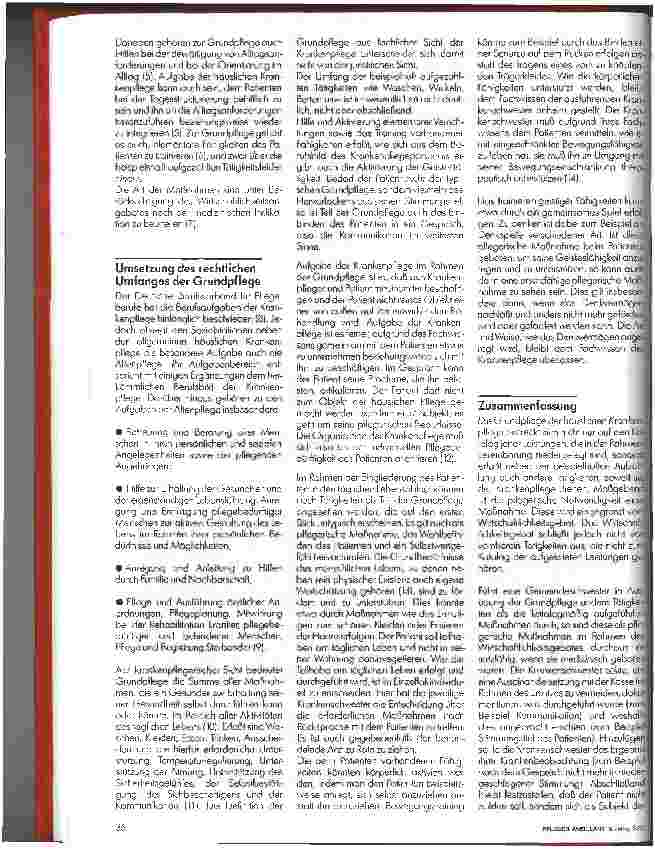 Vorschauseite 3: Juristisches Gutachten zur ambulanten Grundpflege