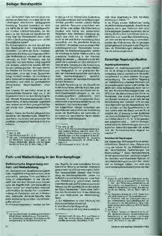 Vorschauseite 3: Qualifikationsstrukturen für die Pflegeberufe Bestandsaufnahme für die BRD