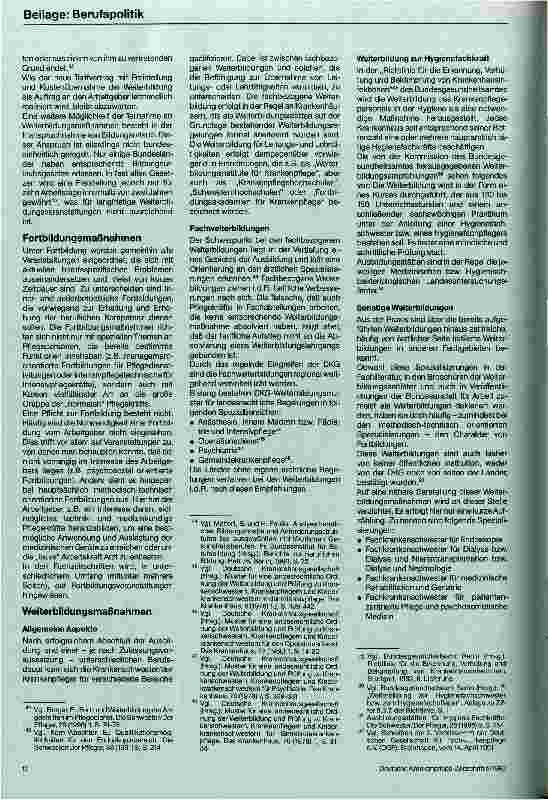 Vorschauseite 5: Qualifikationsstrukturen für die Pflegeberufe Bestandsaufnahme für die BRD