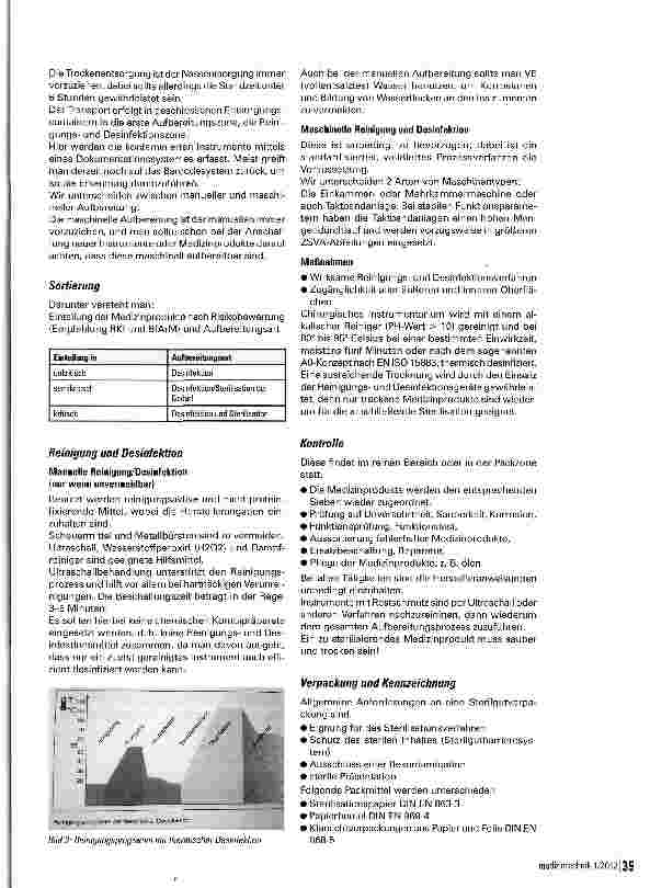 Vorschauseite 3: Wiederaufbereitung von chirurgischem Instrumentarium