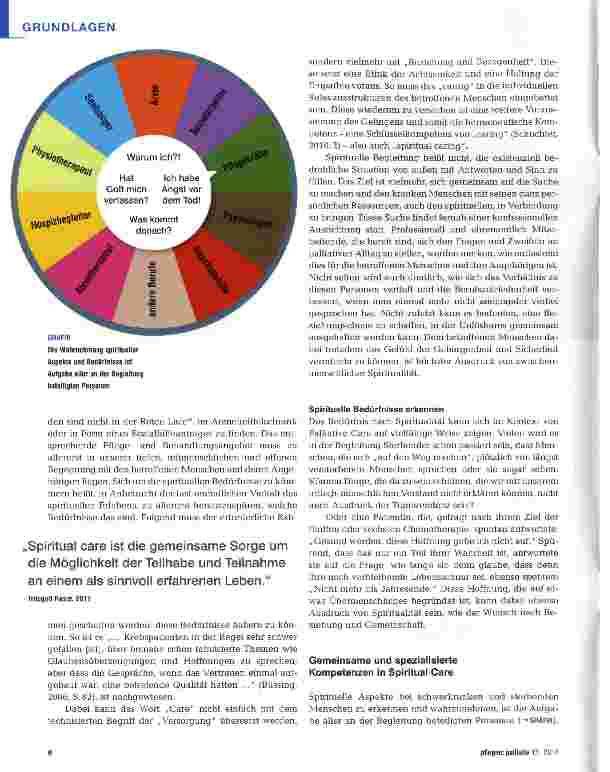 Vorschauseite 3: Von Spiritualität und Spiritual Care