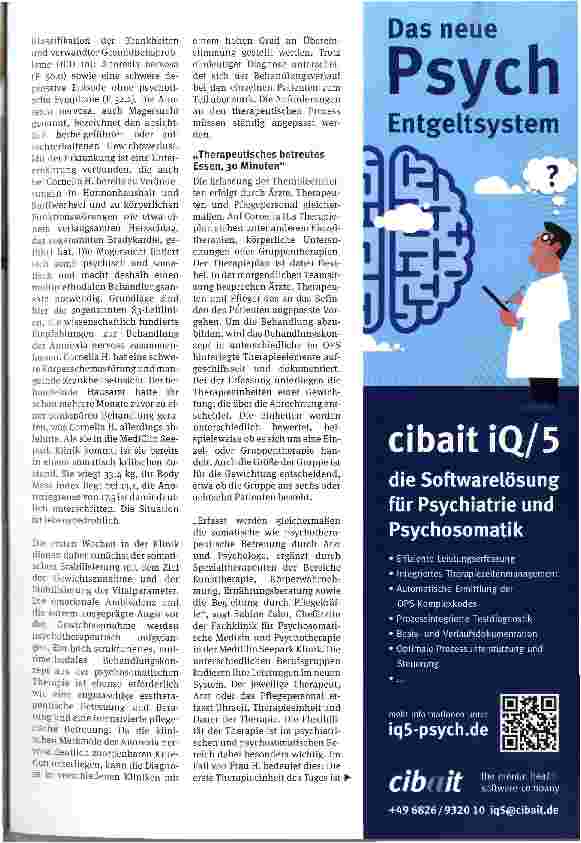 Vorschauseite 2: In der Praxis noch EntwicklungsbedarfDas neue Psych-Entgeltsystem in der Vorschau