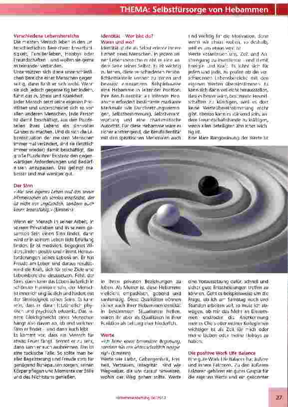 Vorschauseite 2: Die Balance halten