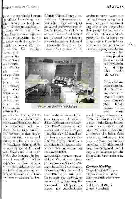 Vorschauseite 3: Die Gründung des Dörthe-Krause-Instituts Bericht über die Veranstaltung