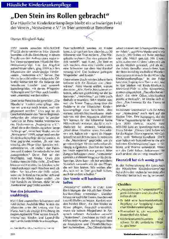 Vorschauseite 1: Den Stein ins Rollen gebracht