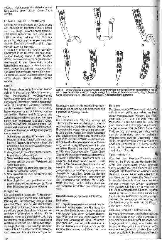 Vorschauseite 2: Wurminfektionen - Filariasis (IV) Tropenmedizin - 16. Folge