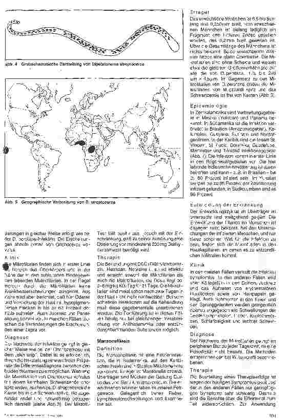 Vorschauseite 3: Wurminfektionen - Filariasis (IV) Tropenmedizin - 16. Folge