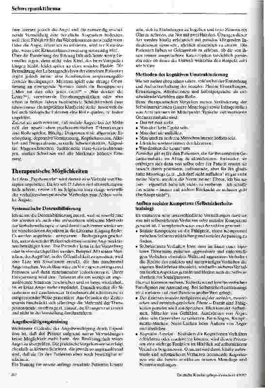 Vorschauseite 2: Bedeutung und Behandlungsmöglichkeiten der sozialen Phobie