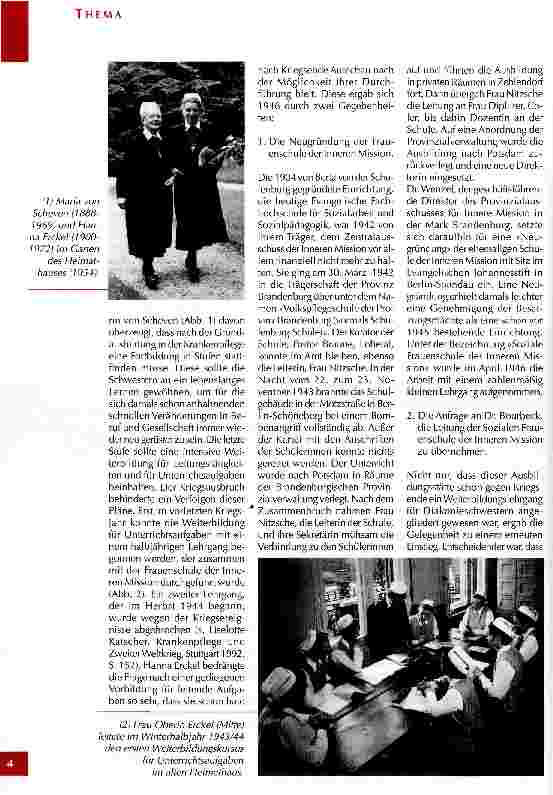 Vorschauseite 3: Chronik der Schwesternhochschule der Diakonie, Berlin Teil 1