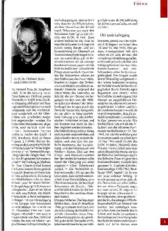 Vorschauseite 4: Chronik der Schwesternhochschule der Diakonie, Berlin Teil 1