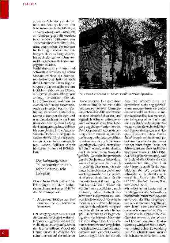 Vorschauseite 5: Chronik der Schwesternhochschule der Diakonie, Berlin Teil 1