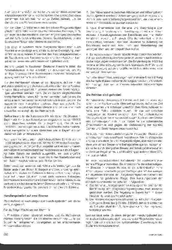 Vorschauseite 2: Die Versorgung Pflegebedürftiger im Heim und im Haushalt