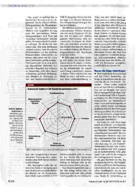 Vorschauseite 2: Plädoyer für die evidenzbasierte Medizin