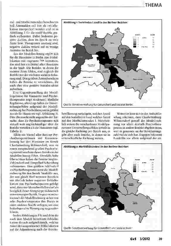 Vorschauseite 6: Sozialindikative Planung der regionalen ärztlichen Versorgung