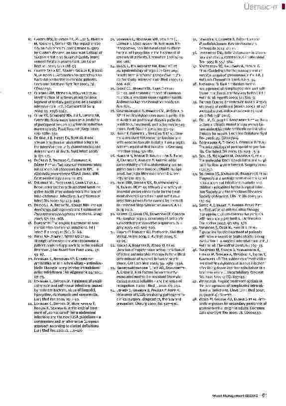 Vorschauseite 6: Antimikrobielle Therapie von intraabdominellen Infektionen unter besonderer Berücksichtigung resistenter Erreger bei morbider Adipositas
