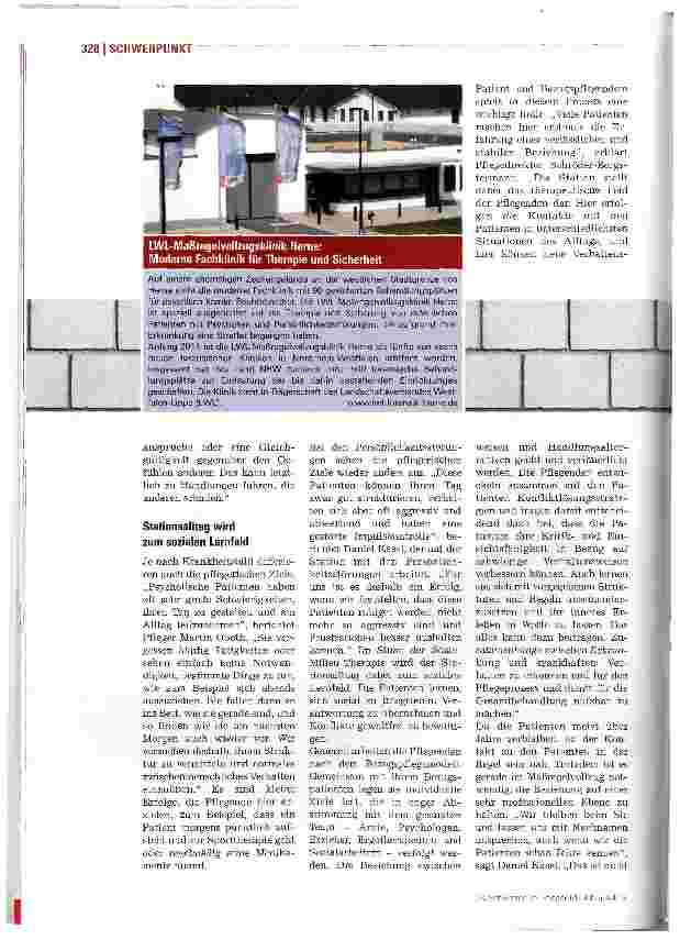 Vorschauseite 3: Therapie hinter Mauern