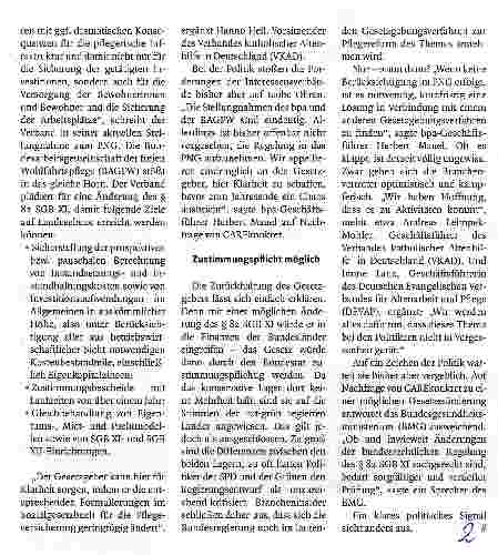 Vorschauseite 2: Droht zum Jahresende das Chaos?