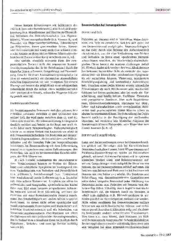 Vorschauseite 5: Demenzerkrankung in der hausärztlichen Praxis