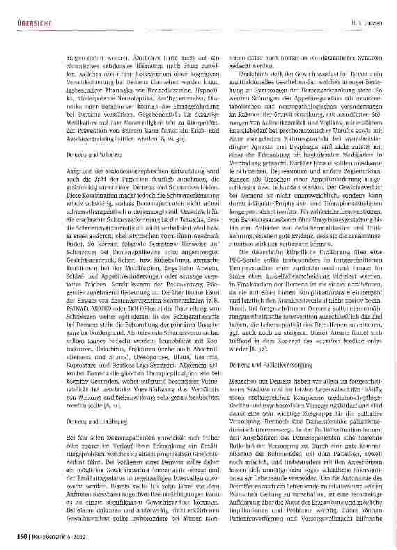 Vorschauseite 6: Demenzerkrankung in der hausärztlichen Praxis