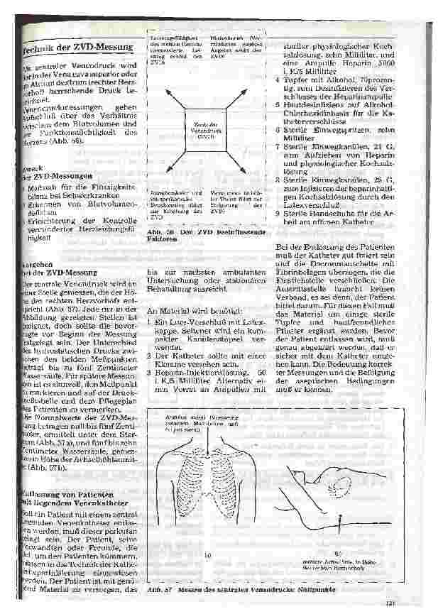Vorschauseite 3: Royal Marsden Hospital - Stationshandbuch Klinische Krankenpflege 30. Folge: Der Zentrale Venenkatheter (1)