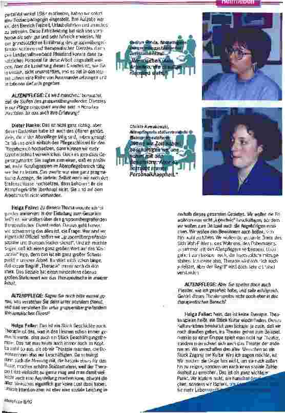 Vorschauseite 5: Elf Thesen - Zur Professionalisierung, Curriculum und Bildungswesen in der Altenpflege