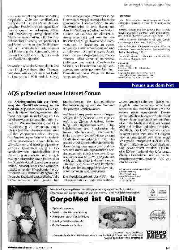 Vorschauseite 3: Kunsttherapie in der Kinderund Jugendpsychiatrie