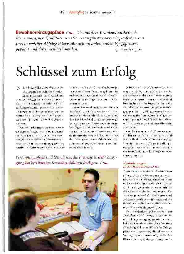 Vorschauseite 1: Schlüssel zum Erfolg