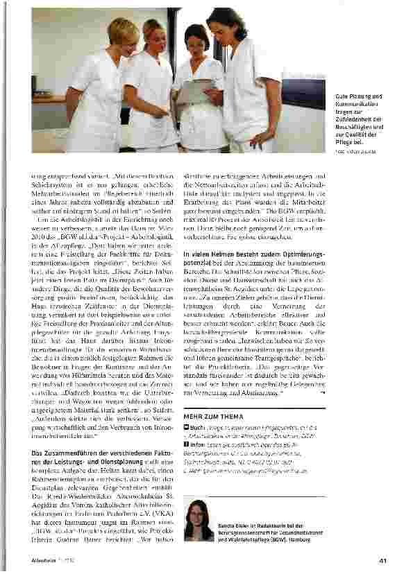 Vorschauseite 2: Entlastung ist planbar