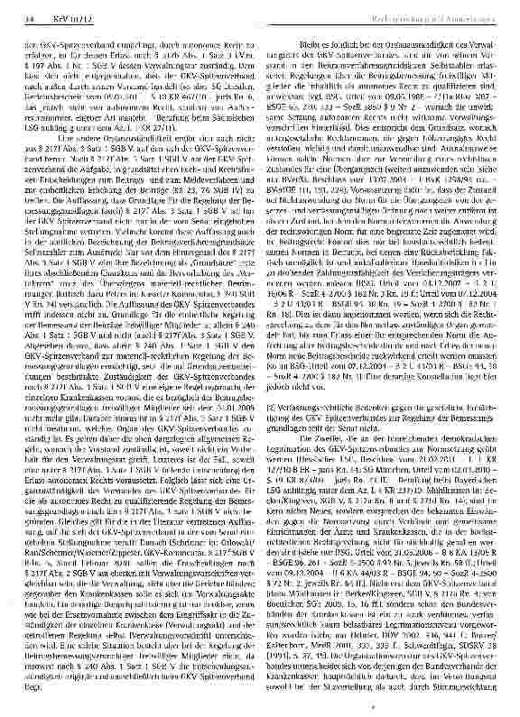 Vorschauseite 3: Beitragsverfahrensgrundsätze des GKV-Spitzenverbandes § 240 SGB V