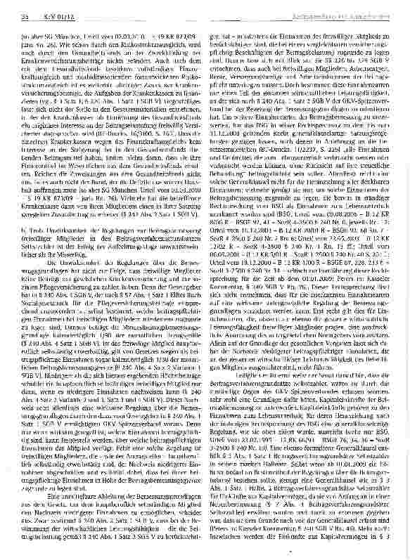 Vorschauseite 5: Beitragsverfahrensgrundsätze des GKV-Spitzenverbandes § 240 SGB V