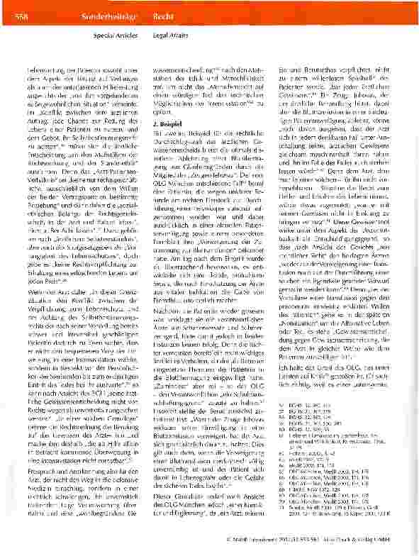 Vorschauseite 6: Das Gewissen des Arztes in einer verrechtlichten und ökonomisch geprägten Medizin