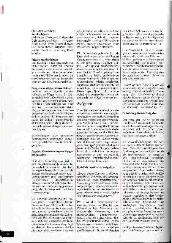 Vorschauseite 3: Unser Krankenhaus: evangelisch?! Frage und Behauptung
