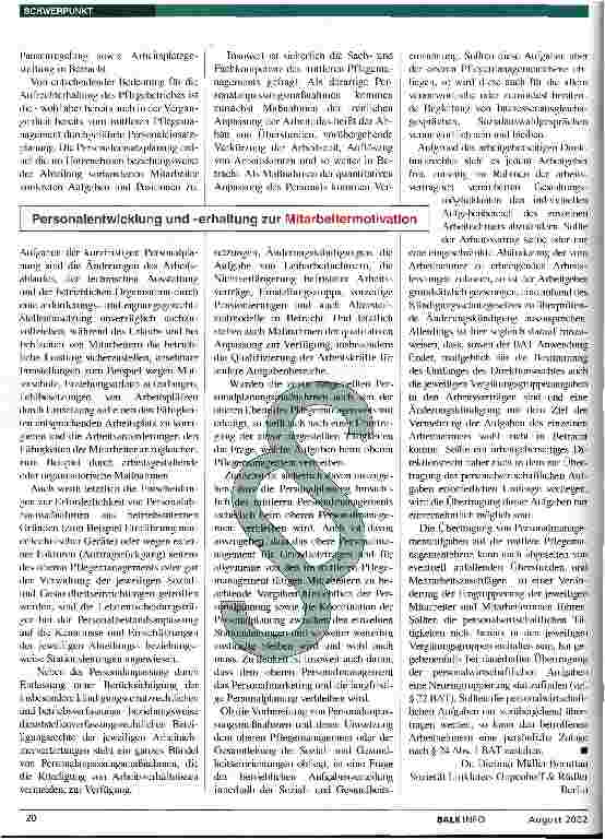 Vorschauseite 2: Arbeitsrecht: Mehr Verantwortung für mittleres Management