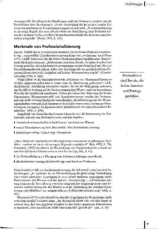 Vorschauseite 2: Professionalisierung der Altenpflege Aufruf zur Umkehr eines Verständnisses