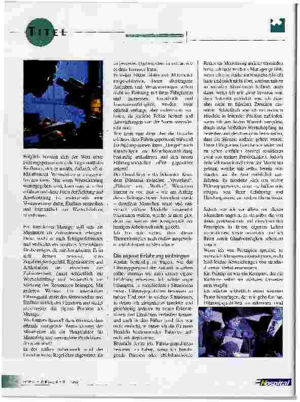 Vorschauseite 4: Hauptvoraussetzung: Mitarbeitermotivation