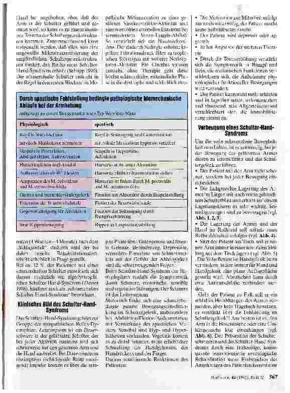 Vorschauseite 2: Die schmerzhafte Schulter beim Hemiplegiker