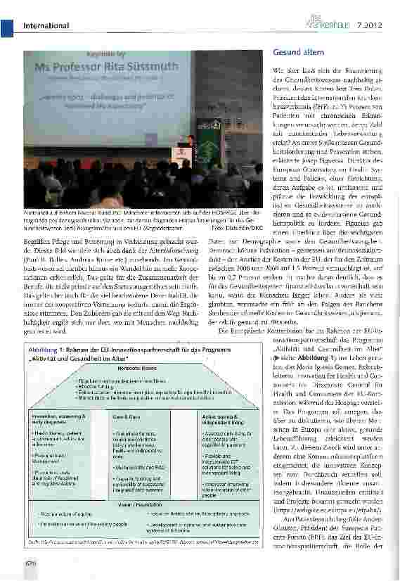 Vorschauseite 2: Herausforderung alternde Gesellschaft - den Wandel gestalten