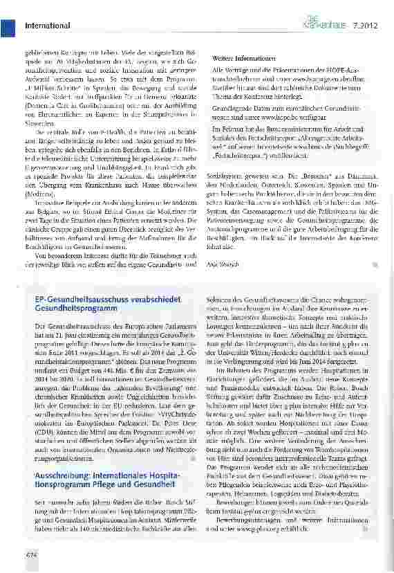 Vorschauseite 6: Herausforderung alternde Gesellschaft - den Wandel gestalten